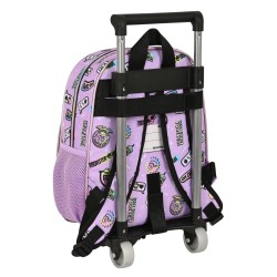 Schulrucksack mit Rädern Monster High Best boos Lila 28 x 34 x 10 cm