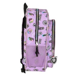 Schulrucksack Monster High Best boos Lila 32 X 38 X 12 cm