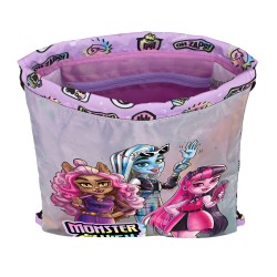 Rucksacktasche mit Bändern Monster High Best boos Lila