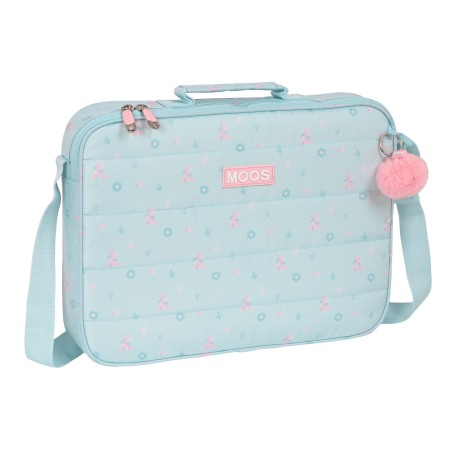 Schultasche Moos Garden türkis 38 x 28 x 6 cm