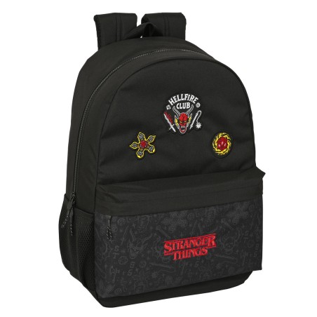 Schulrucksack Stranger Things Schwarz 30 x 46 x 14 cm