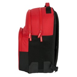 Schulrucksack Sevilla Fútbol Club Schwarz Rot 32 x 42 x 15 cm