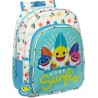 Schulrucksack Baby Shark Surfing Blau Weiß 26 x 34 x 11 cm