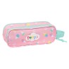 Zweifaches Mehrzweck-Etui Peppa Pig Ice cream Rosa Minze 21 x 8 x 6 cm