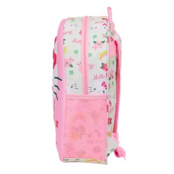 Kinderrucksack 3D Hello Kitty grün Rosa 27 x 33 x 10 cm