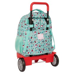 Schulrucksack mit Rädern Hello Kitty Sea lovers türkis 33 X 45 X 22 cm