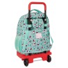 Schulrucksack mit Rädern Hello Kitty Sea lovers türkis 33 X 45 X 22 cm