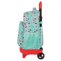 Schulrucksack mit Rädern Hello Kitty Sea lovers türkis 33 X 45 X 22 cm