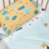 Bettwäsche-Set HappyFriday Le Petit Prince Navigateur Bunt Babybettchen 2 Stücke