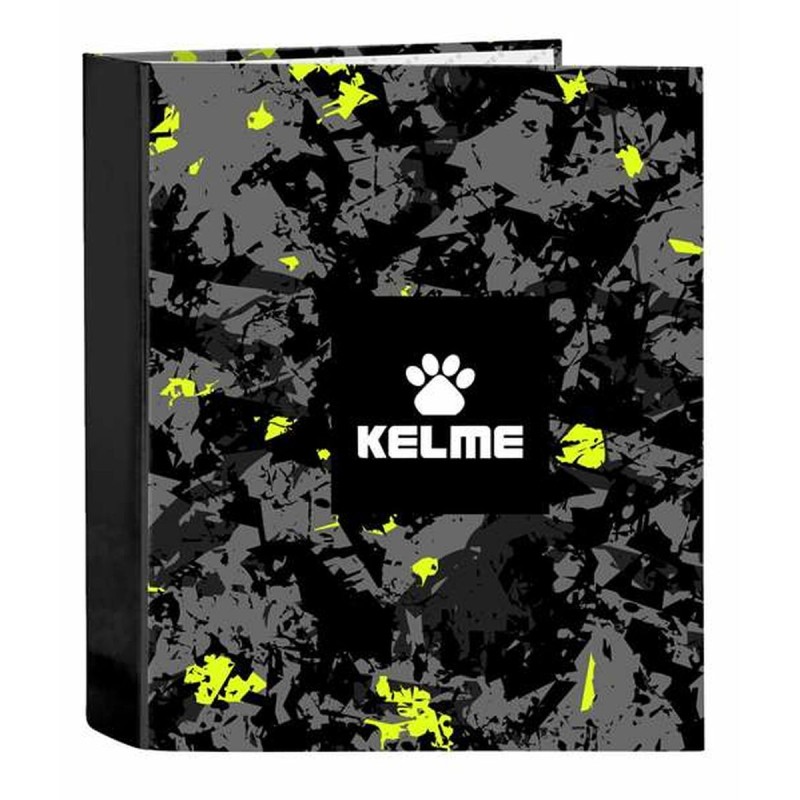 Ringbuch Kelme Jungle Schwarz Grau Neongrün 27 x 33 x 6 cm