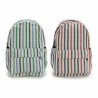 Schulrucksack Streifen Bunt 13 x 45 x 31 cm 12 Stück