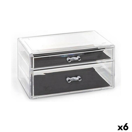 Mehrzweck-Organizer Confortime Kunststoff Durchsichtig 23,8 x 15,3 x 10,8 cm (6 Stück)