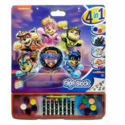 Zeichnungen zum Ausmalen The Paw Patrol Giga Block Stickeralbum 4 in 1