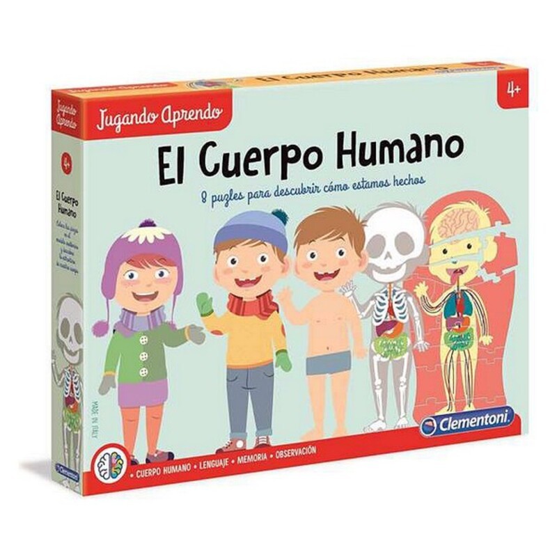 Lernspiel Aprendo el cuerpo humano Clementoni 55114.9 37 x 28 cm (ES) (5 x 37 x 28 cm)