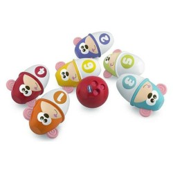 Kegelspiel Monkey Strike Chicco (7 pcs)