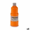 Tempera Neon Orange 400 ml (6 Stück)