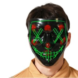 Maske Terror LED Leicht grün (MPN S1132576)