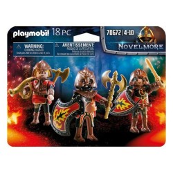 Figurensatz Novelmore Fire Knigths Playmobil 70672 (18 pcs)