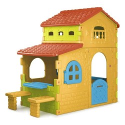 Kinderspielhaus Feber Super Villa Feber 180 x 110 x 206 cm (180 x 110 x 206 cm)