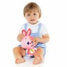 Plüschtier mit Klang Moltó Gusy luz Baby Bunny Rosa 7,5 cm