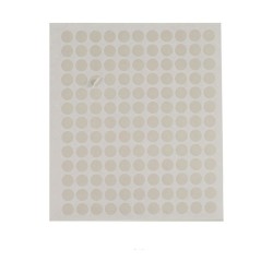 Klebeetiketten Weiß Ø 10 mm (12 Stück)