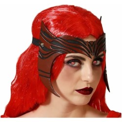 Maske Rot Kriegerin Halloween (MPN S1132682)