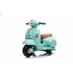 Kinder-Elektro-Roller Vespa grün 6V