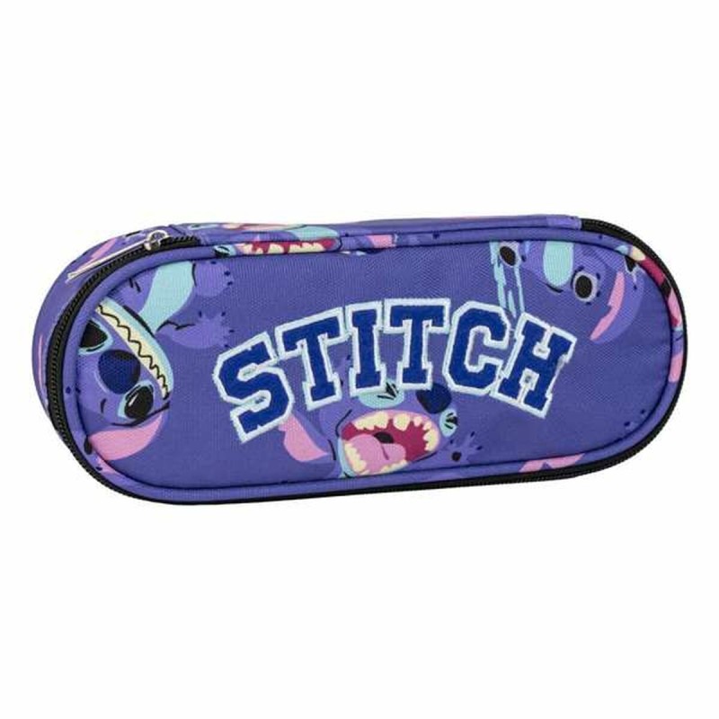 Schulmäppchen Stitch Lila 8,5 x 5 x 22,5 cm
