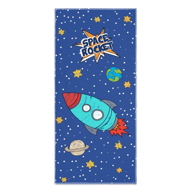 Badetuch HappyFriday Mr Fox Space Rocket Bunt 70 x 150 cm