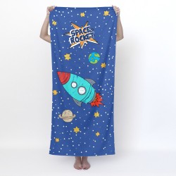 Badetuch HappyFriday Mr Fox Space Rocket Bunt 70 x 150 cm