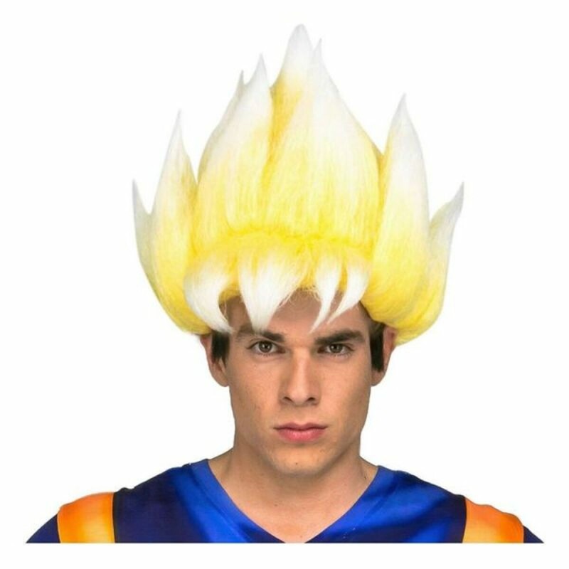 Perücke Sayan Goku Einheitsgröße