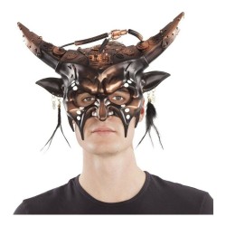 Maske Steampunk Hörner (MPN S2420384)