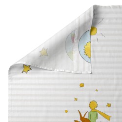 Bettwäsche-Set HappyFriday Le Petit Prince Son monde Bunt Babybettchen 2 Stücke