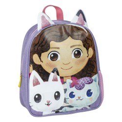 Schulrucksack Gabby's Dollhouse Lila 25 x 30 x 10 cm