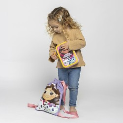 Rucksack für Kinder Gabby's Dollhouse Lila 26 x 33 x 1 cm