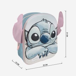 Schulrucksack Stitch Hellblau 22 x 27 x 10 cm