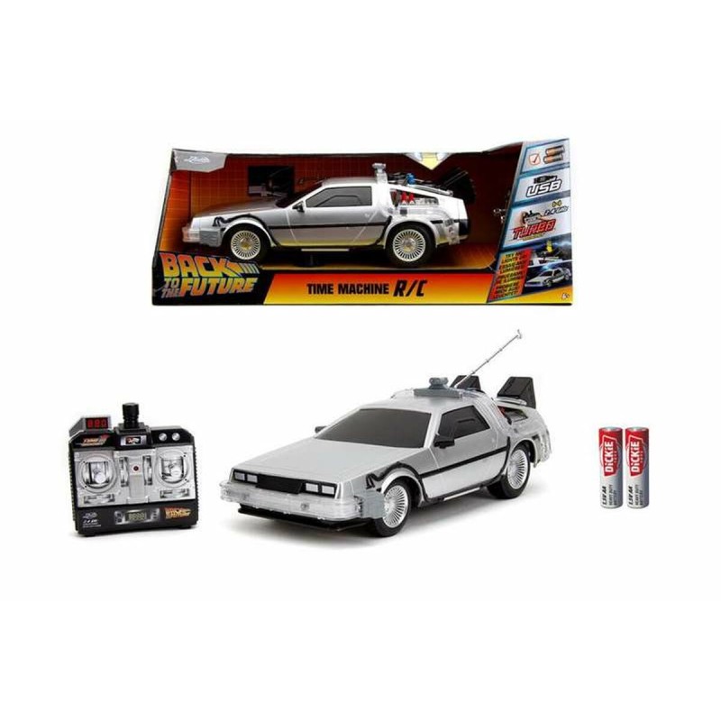 Fahrzeug Fernsteuerung Back to the Future Delorean Silberfarben 1:16