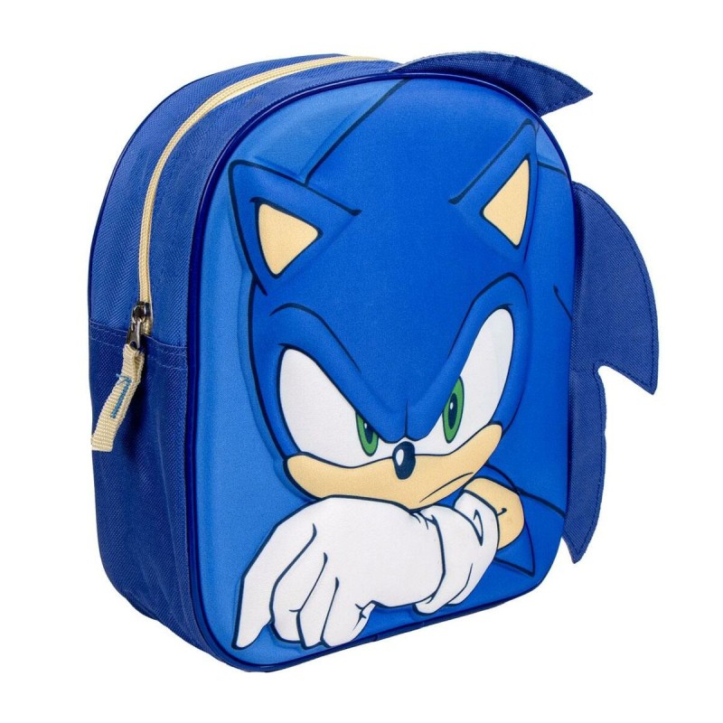 Schulrucksack Sonic Blau 22 x 27 x 10 cm