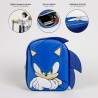 Schulrucksack Sonic Blau 22 x 27 x 10 cm