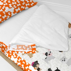 Bettbezug ohne Füllung. HappyFriday Mr Fox Dogs Bunt 90 x 200 cm