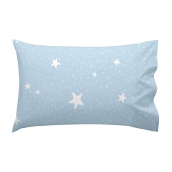 Bettwäsche-Set HappyFriday Basic Kids Little star Blau Babybettchen 2 Stücke