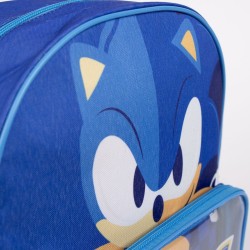 Schulrucksack Sonic Blau 25 x 3 x 12 cm