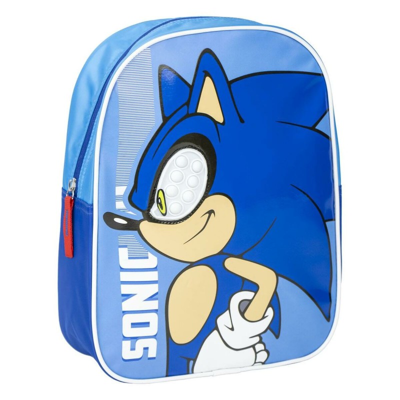 Schulrucksack Sonic Blau 23 x 30 x 9 cm