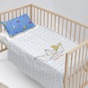 Bettwäsche-Set HappyFriday Le Petit Prince Navire Bunt Babybettchen 2 Stücke