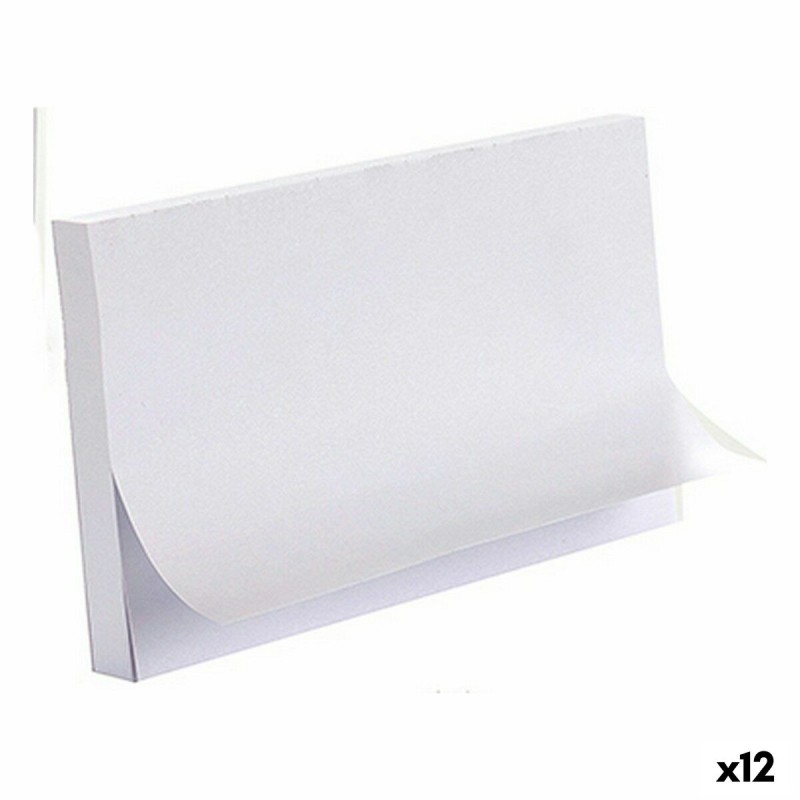 Haftnotizen 76 x 127 mm Weiß (12 Stück)