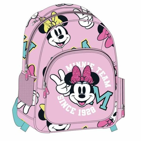 Schulrucksack Minnie Mouse Pink 32 x 15 x 42 cm