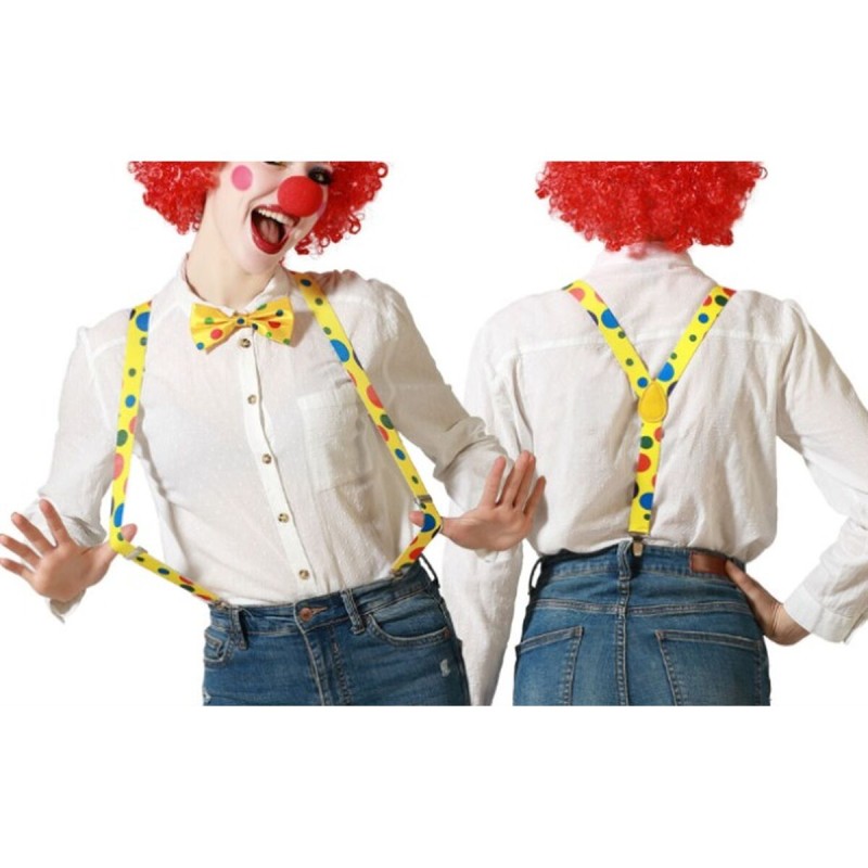 Zubehör für Verkleidung Bunt Clown