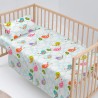 Bettwäsche-Set für Babybetten HappyFriday Mr Fox Little Birds Bunt Babybettchen 2 Stücke