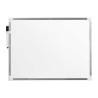 Magnetisches Whiteboard mit Marker Weiß Aluminium 30 x 40 cm (12 Stück)