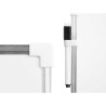 Magnetisches Whiteboard mit Marker Weiß Aluminium 25 x 35 cm (12 Stück)